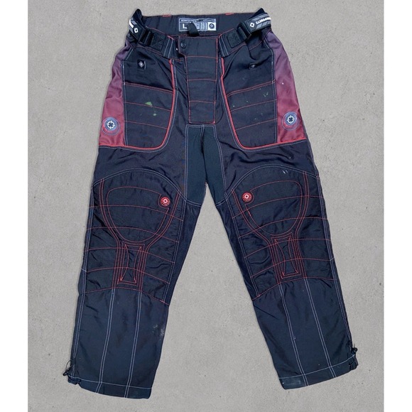 Other - Smart Parts Paintball Pants Men's Large Black Red Protective Gear